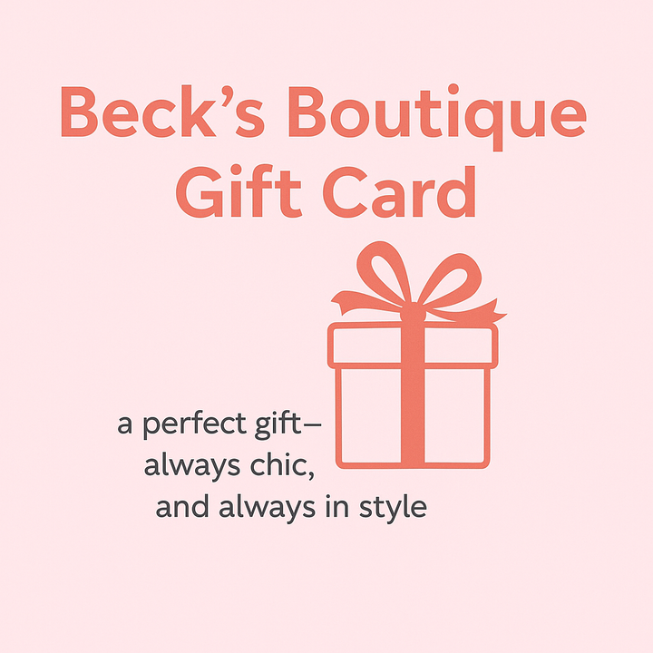 Beck’s Boutique Gift Card